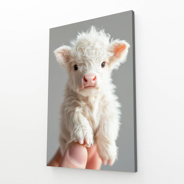 Cool Wall Art Baby Highland Calf | MusaArtGallery™