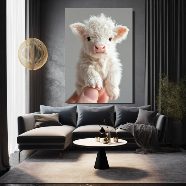 Cool Wall Art Baby Highland Calf | MusaArtGallery™