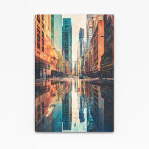 Cool Wall Art City Reflections | MusaArtGallery™