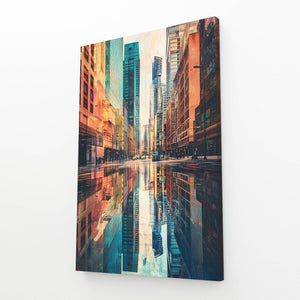 Cool Wall Art City Reflections | MusaArtGallery™