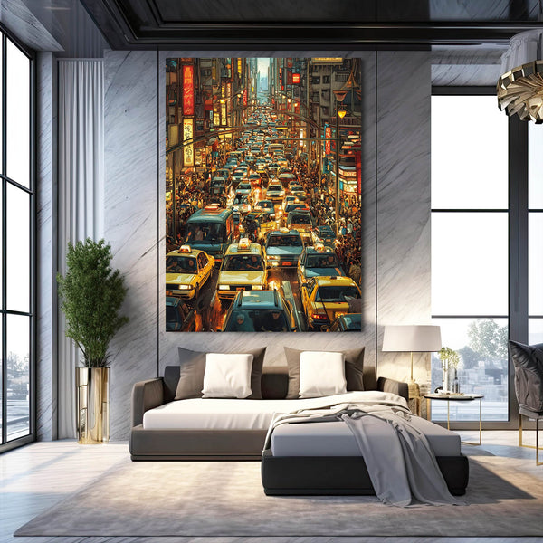 Cool Wall Art City Rush | MusaArtGallery™