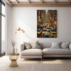 Cool Wall Art City Rush | MusaArtGallery™