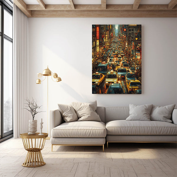 Cool Wall Art City Rush | MusaArtGallery™