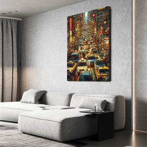 Cool Wall Art City Rush | MusaArtGallery™