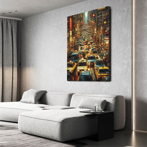 Cool Wall Art City Rush | MusaArtGallery™