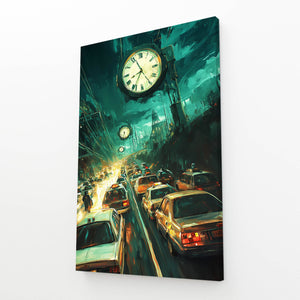 Cool Wall Art City Time | MusaArtGallery™