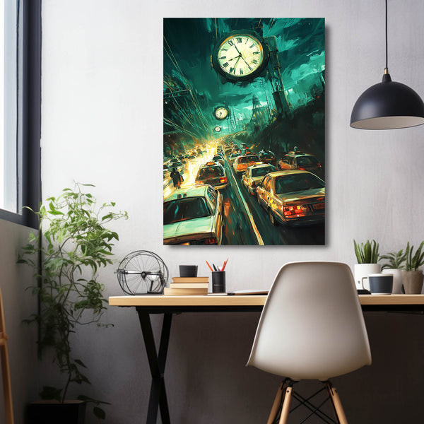 Cool Wall Art City Time | MusaArtGallery™