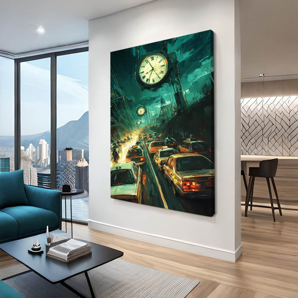 Cool Wall Art City Time | MusaArtGallery™