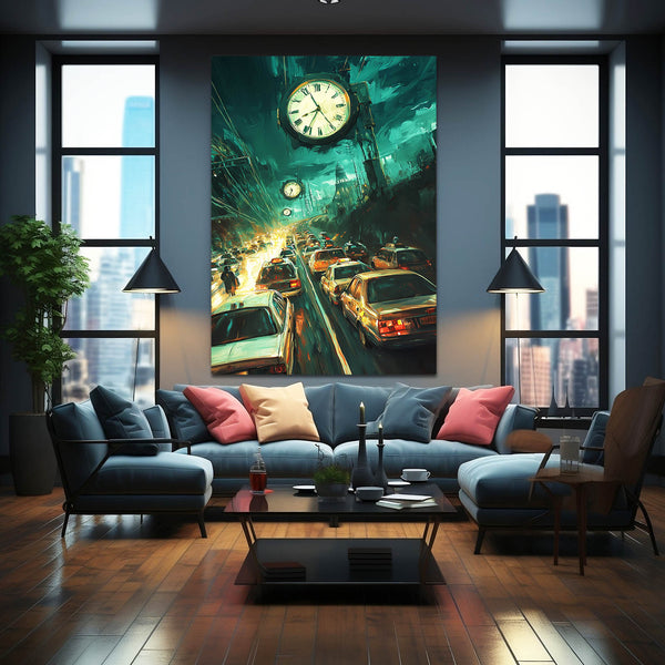 Cool Wall Art City Time | MusaArtGallery™