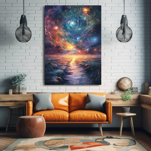 Cool Wall Art Cosmic Horizon | MusaArtGallery™