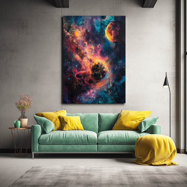 Cool Wall Art Cosmic Nebula | MusaArtGallery™