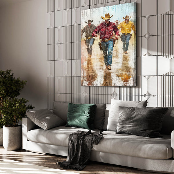 Cool Wall Art Cowboy Grit | MusaArtGallery™