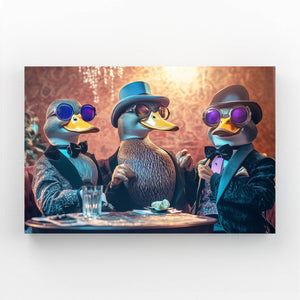 Cool Wall Art Dapper Ducks | MusaArtGallery™