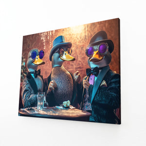 Cool Wall Art Dapper Ducks | MusaArtGallery™