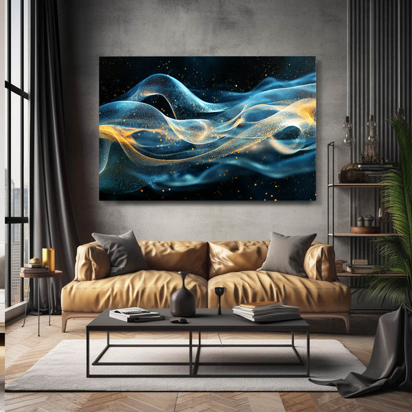 Cool Wall Art Ethereal Waves | MusaArtGallery™