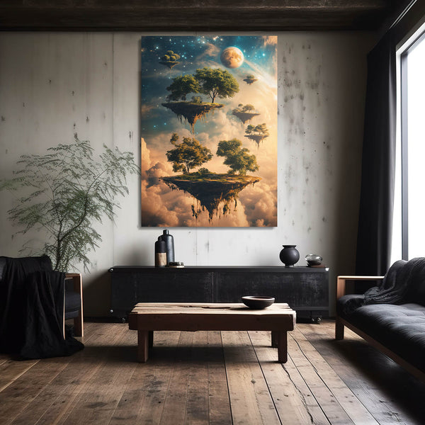 Cool Wall Art Floating Island Dreamscape | MusaArtGallery™