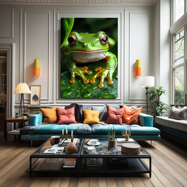 Cool Wall Art Frog Serenity | MusaArtGallery™