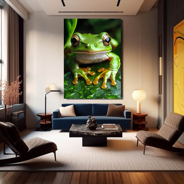 Cool Wall Art Frog Serenity | MusaArtGallery™