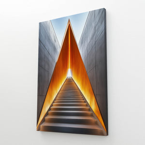 Cool Wall Art Geometric Pathway | MusaArtGallery™