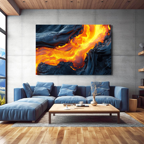 Cool Wall Art Lava Flow | MusaArtGallery™