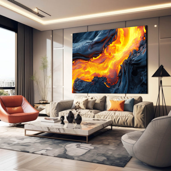 Cool Wall Art Lava Flow | MusaArtGallery™