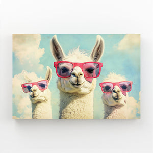 Cool Wall Art Llama Squad | MusaArtGallery™