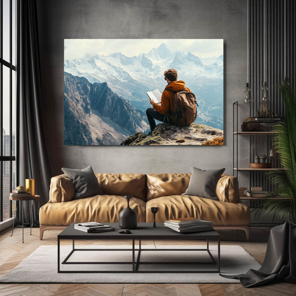 Cool Wall Art Mountain Reflection | MusaArtGallery™