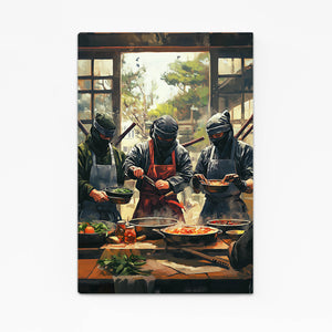 Cool Wall Art Ninja Chefs | MusaArtGallery™