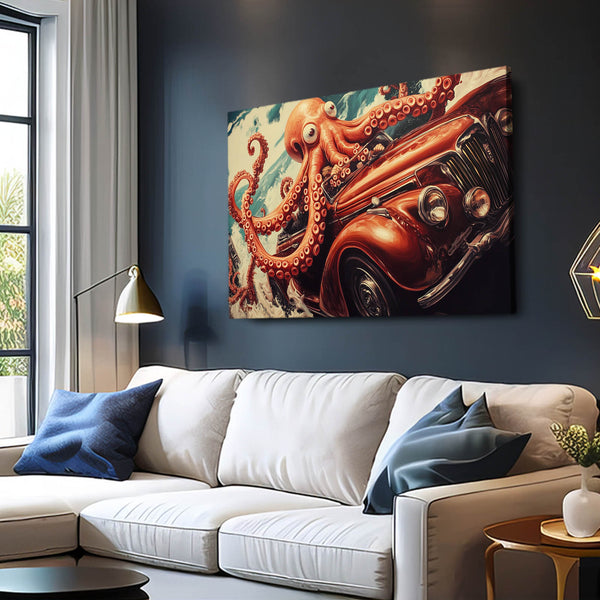 Cool Wall Art Octopus Joyride | MusaArtGallery™