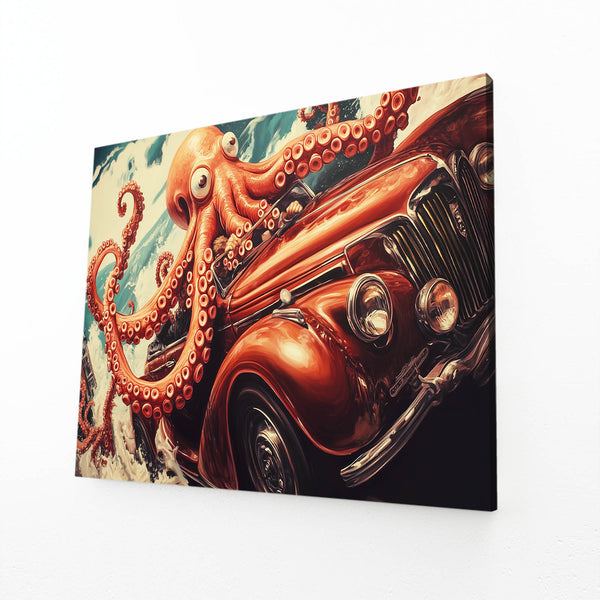 Cool Wall Art Octopus Joyride | MusaArtGallery™