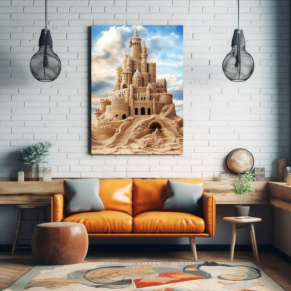 Cool Wall Art Sandcastle Dream | MusaArtGallery™