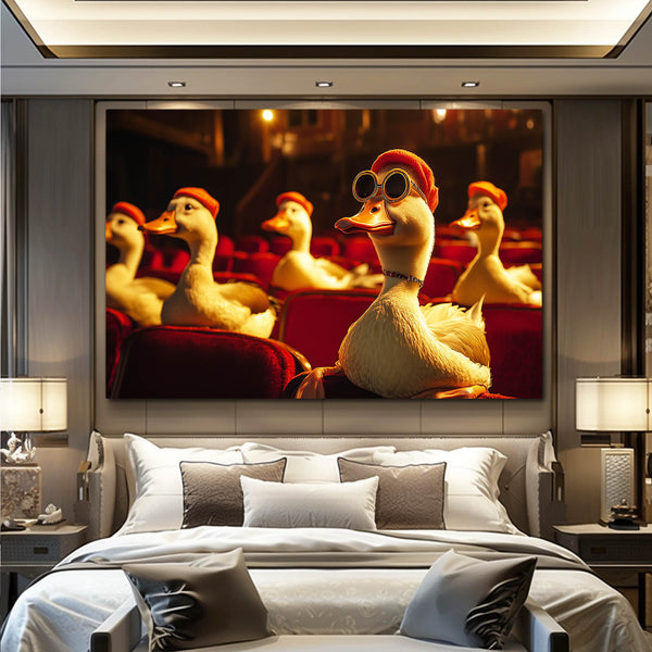 Cool Wall Art Stylish Ducks | MusaArtGallery™