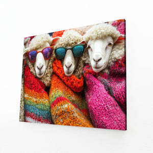 Cool Wall Art Stylish Sheep | MusaArtGallery™