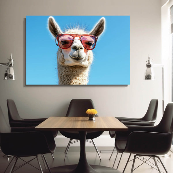 Cool Wall Art Sunglass Llama | MusaArtGallery™