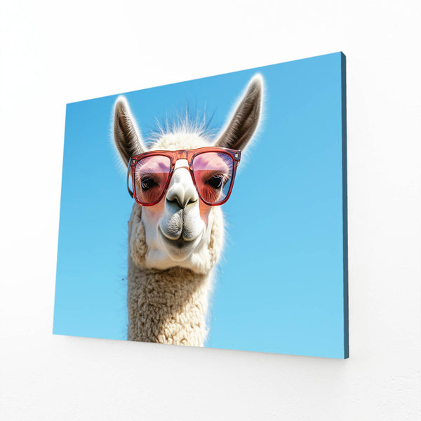 Cool Wall Art Sunglass Llama | MusaArtGallery™