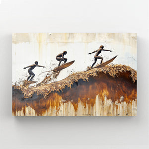 Cool Wall Art Surfers Ride | MusaArtGallery™