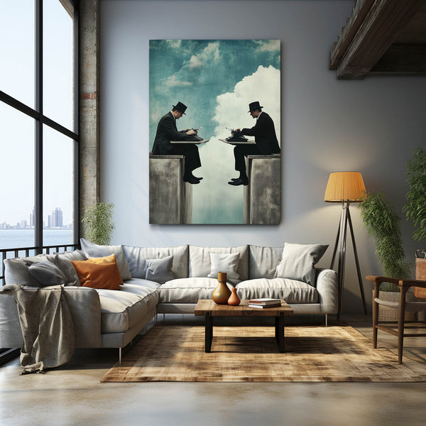 Cool Wall Art Typing Minds | MusaArtGallery™