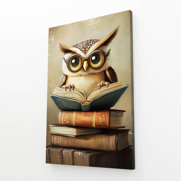 Cool Wall Art Wise Owl | MusaArtGallery™