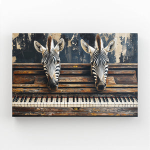 Cool Wall Art Zebra Keys | MusaArtGallery™