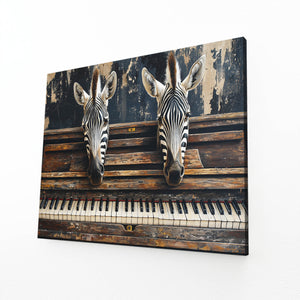 Cool Wall Art Zebra Keys | MusaArtGallery™