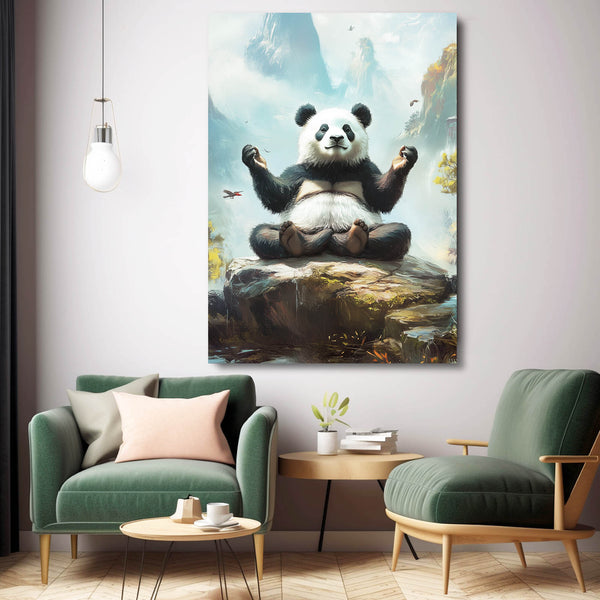 Cool Wall Art Zen Panda | MusaArtGallery™