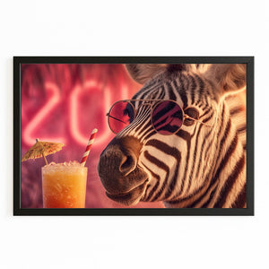Cool Zebra Wall Art