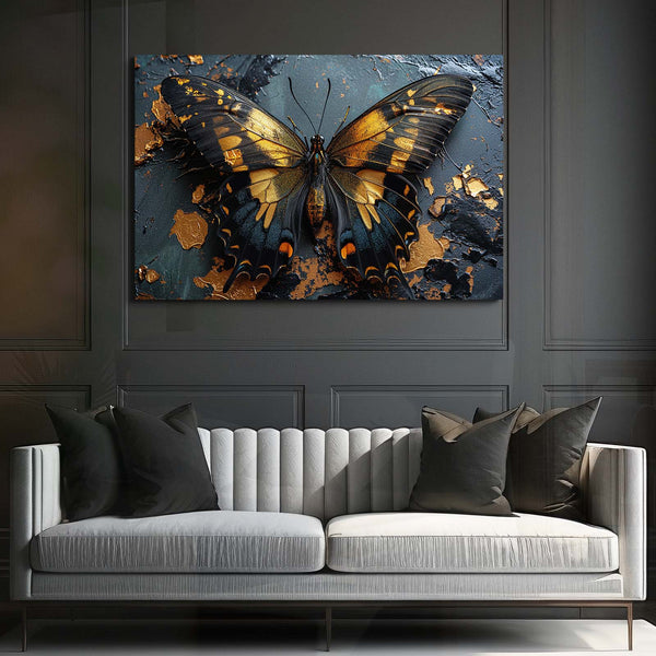 Copper Butterfly Wall Art  | MusaArtGallery™
