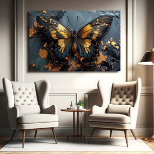 Copper Butterfly Wall Art  | MusaArtGallery™