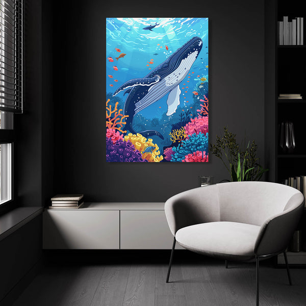 Coral Whale Art | MusaArtGallery™