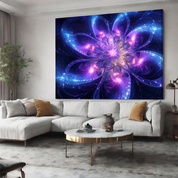 Cosmic Bloom Cool Wall Art | MusaArtGallery™