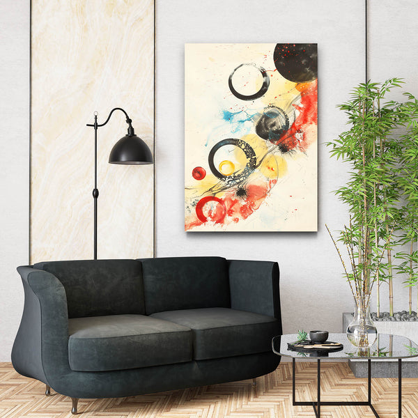 Cosmic Circles Abstract Art | MusaArtGallery™