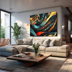 Cosmic Flow Mexican Wall Art