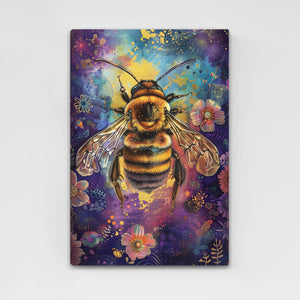 Cosmic Garden Bee Art | MusaArtGallery™