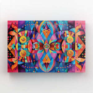 Cosmic Harmony Mexican Wall Art | MusaArtGallery™